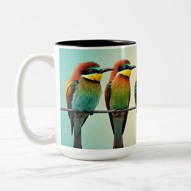OISEAUX Två-Tonad MUGG (Vänster)