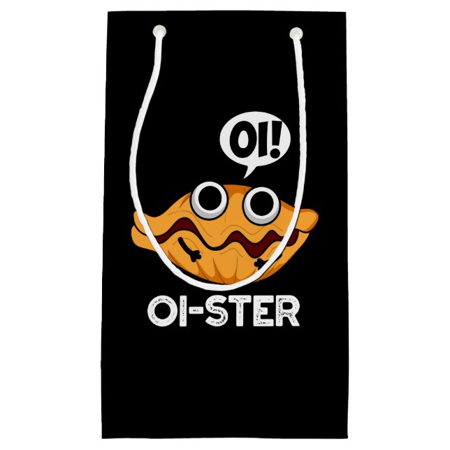 Oister Funny Animal Oyster Pun Mörk BG (Framsidan)