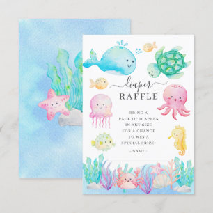 Oj Baby under havsfördämningen Raffle Inbjudningar