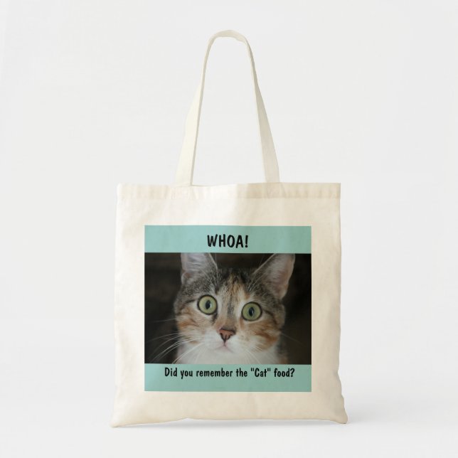 Oj! Cat Tote Bag Tygkasse (Framsidan)