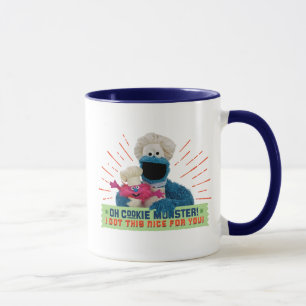 Oj Cookie Monster! Jag Fick Den Här Till Dig Mugg