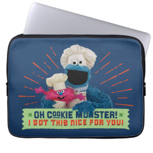 Oj Cookie Monster! Jag Fick Detta Trevliga Åt Dig Laptop Fodral