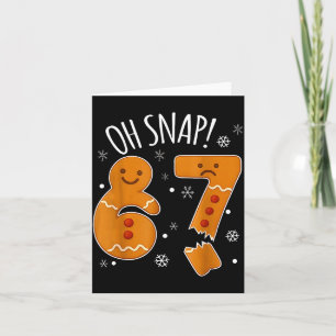 Oj då 67 Pepparkaksgubbe Vuxna Barn Män Kvinnor Ch Kort