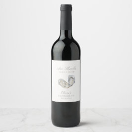 Oj då är hon en brud möhippa vinflaska etikett