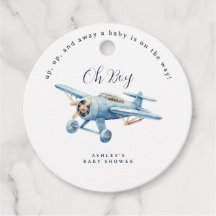 Oj då! Äventyr väntar Flygplanspojke Baby Shower