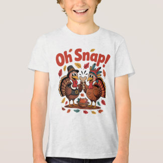 Oj då! Wishbone Game Pilgrim Inföding Kalkon Rolig T Shirt
