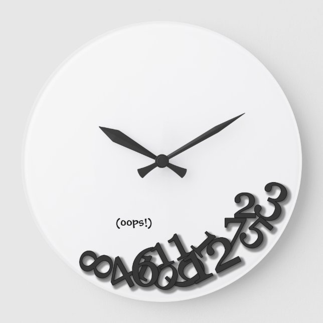 Oj! (efter jordbävningen) stor klocka (Framsida)