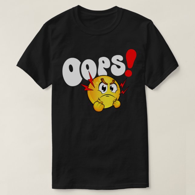 Oj! Emoji T Shirt (Design framsida)
