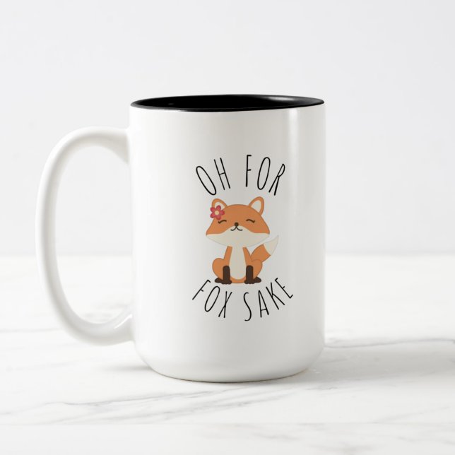Oj för rävs skull kaffemugg (Vänster)