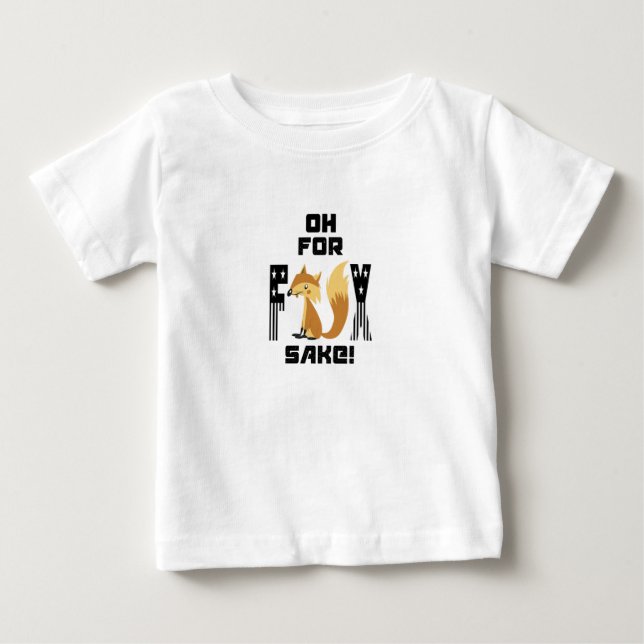 Oj för Rävs Skull Rolig Räv Skämt T Shirt (Framsida)