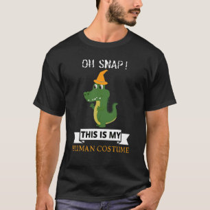 Oj, grön alligator, det här är min människo-dräkt t shirt
