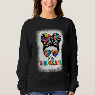 Oj hej 4:e klass tjej Fjärde klass Tie Dye Röjigt T Shirt