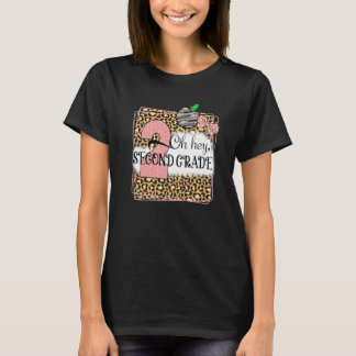 Oj Hej Andra Klass Leopard Tillbaka Till Skolan Ba T Shirt