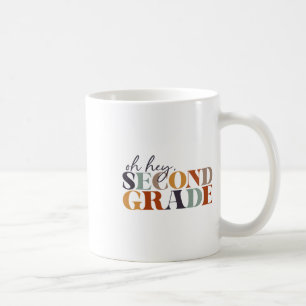 Oj hej andra klass tillbaka till skolan för lärare kaffemugg