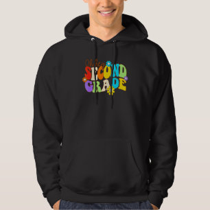 Oj Hej Hippieblommor Lärare Åter Till Andra Klass Hoodie