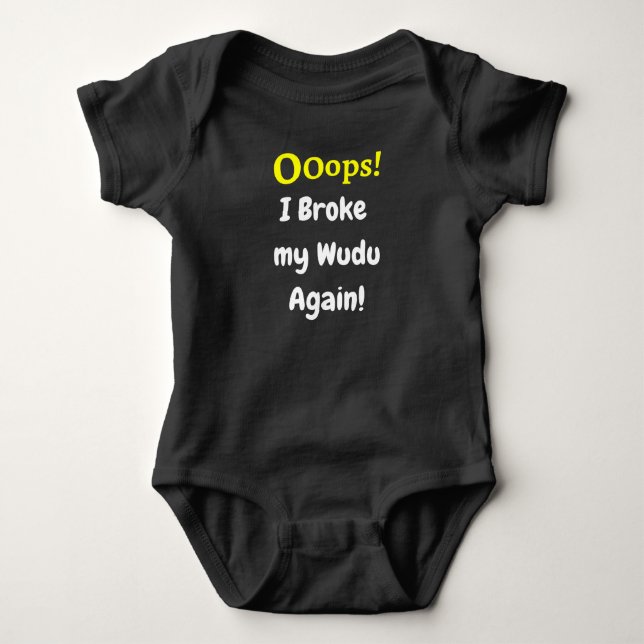 Oj! Jag Fattiga min Wudu igen! T Shirt (Framsida)