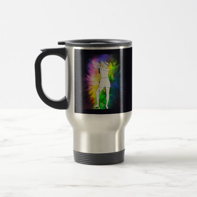 Oj, jag såg dig inte, fet slips blind flicka resemugg (Vänster)