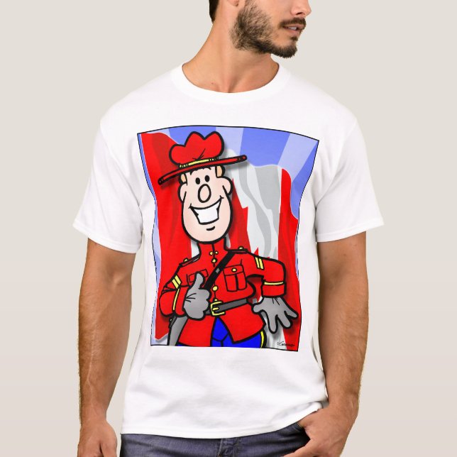 Oj Kanada HEJ! Tee Shirt (Framsida)