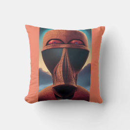 Oj Ken Gage Psychedelic Sci-Fi Kudde