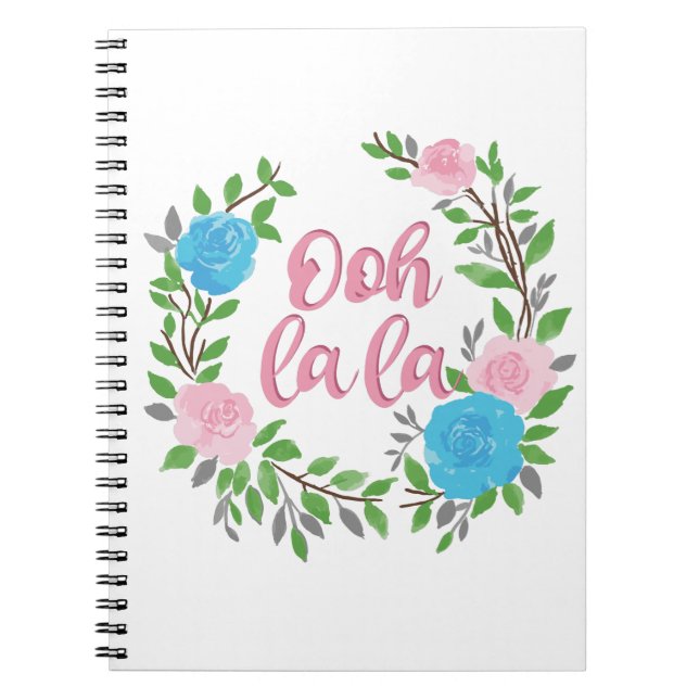 Oj La La - Franskens fraser Anteckningsbok (Framsidan)