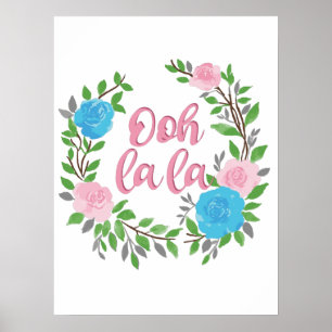 Oj La La - Franskens fraser Poster