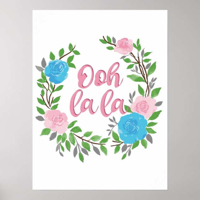 Oj La La - Franskens fraser Poster (Framsidan)