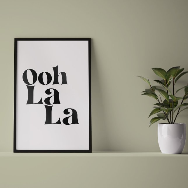 Oj La Modern Wall Art Poster Skriv ut (Skapare uppladdad)