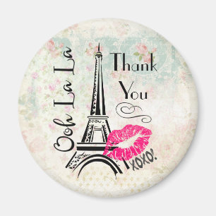 Oj La Paris Eiffel Torn Tack Magnet