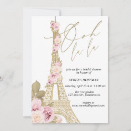 Oj La, Paristema, Möhippa,Eiffel Torn Inbjudningar