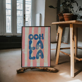 Oj La Trendig Wall Art Poster