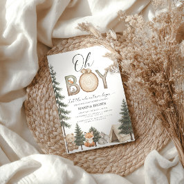 Oj poj, äventyret börjar Baby Shower Inbjudningar