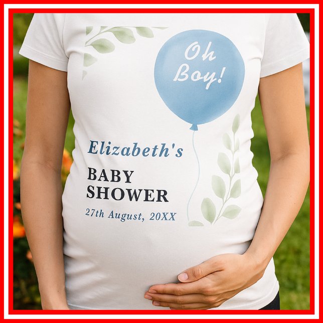 Oj poj baby shower t shirt (Skapare uppladdad)
