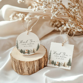 Oj poj, låt äventyret börja baby shower gåvor etiketter