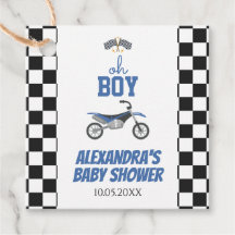 Oj poj räckad dirt bike baby shower