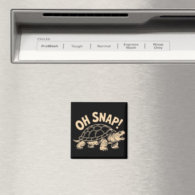 Oj snafsarisk rolig sköldpadda skämt  magnet (In Situ (Dishwasher))