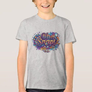Oj, snapp! – Rolig Retro-Tryck T-Shirt