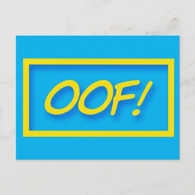 Oj! Spelare som säger citat Vykort (Framsida)
