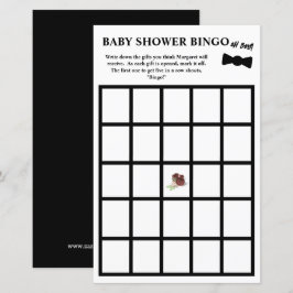 Oj! Tuxedo Baby Shower Bingo