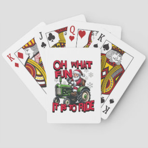 Oj vad kul att det är att rida julbönder casinokort