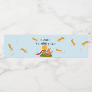 Oj, vår lilla prins Vatten Vattenflaska-etikett Vattenflaskor Etikett