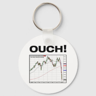 OJA! Dow Jones Industrial Average Chart 8/11 Nyckelring