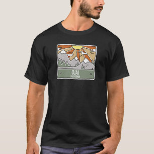 Ojai California Mountains Sunshine CA Resa Souveni T Shirt
