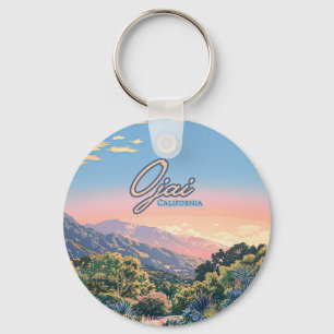 Ojai California Topa Topa Mountains Ligcape Nyckelring