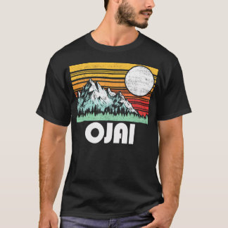 Ojai Kalifornien Berg Amp Sol Retro T Shirt