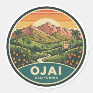 Ojai Kalifornien Runt Klistermärke