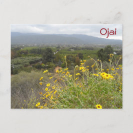 Ojai Valley, Kalifornien Vykort