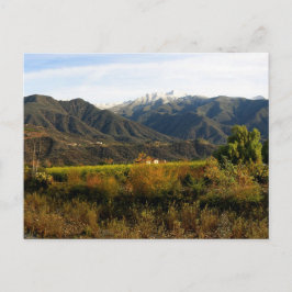 Ojai Valley med snö Vykort