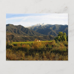 Ojai Valley med snö Vykort