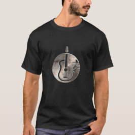 Ojämn akustisk gitarr tee shirt