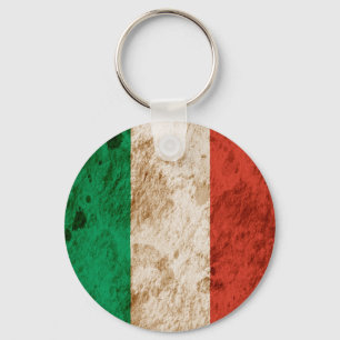 Ojämn italiensk flagga nyckelring